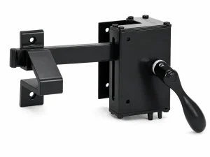 Frontier Global black aluminum gate locks
